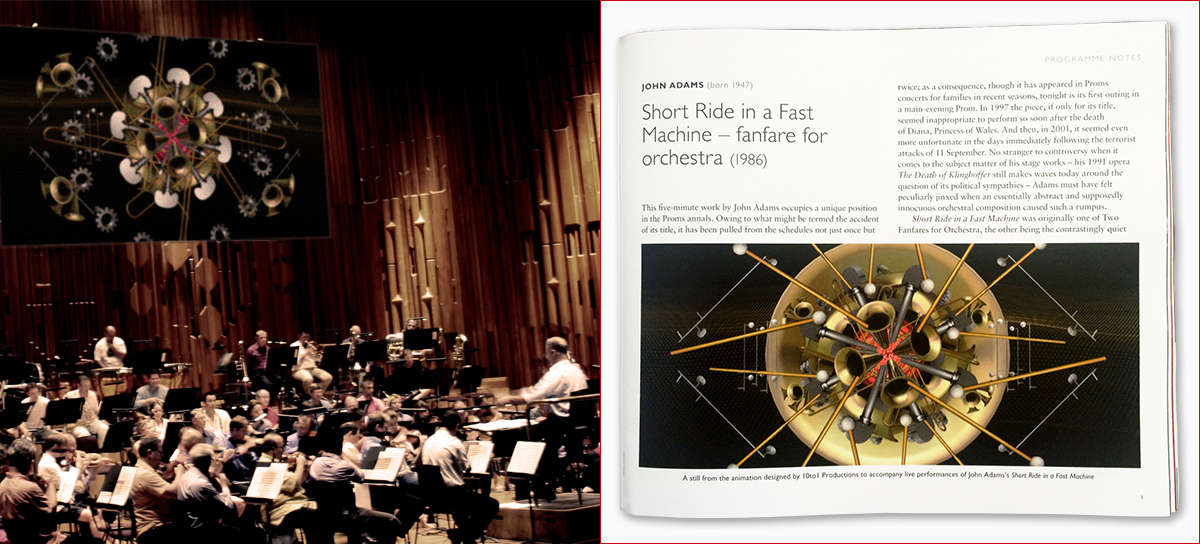 Short Ride in performance and featured in BBC Proms programme